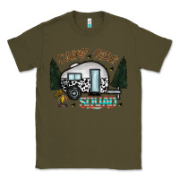 Army Green camp fire squad Classic Tee - CowhideDigitalArt