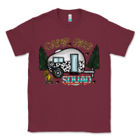 Burgundy camp fire squad Classic Tee - CowhideDigitalArt