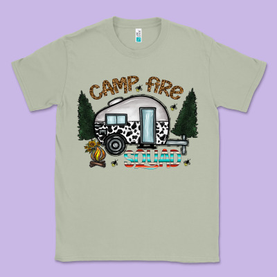 Camp Fire Squad Classic Tee Designed By Cowhidedigitalart