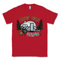 Red camp fire squad Classic Tee - CowhideDigitalArt