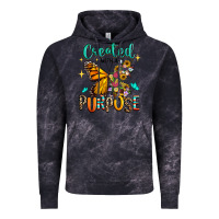 Cloud Black created with a purpose Vintage Hoodie - RanaPortraitStore