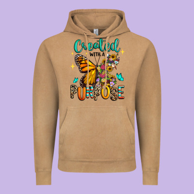 Vintage Hoodie created with a purpose
