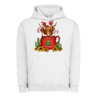 Pigment Lunar Rock hot coco christmas highland cow Urban Hoodie - Jasminsmagicworld