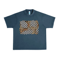 Midnight Navy race leopard background Urban Heavy Tee - Zillion Design Studio
