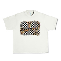 Pistachio race leopard background Urban Heavy Tee - Zillion Design Studio