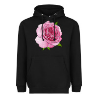 Black all dressed up rose Heavyweight Hoodie - LillyAllenDesigns