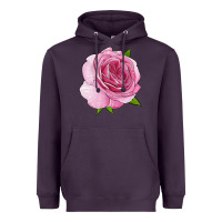 Plum all dressed up rose Heavyweight Hoodie - LillyAllenDesigns
