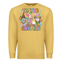 Antique Gold easter  with my gnomies Premium Sweatshirt - MaliasSmallBusiness