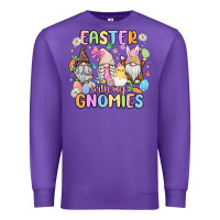 Purple easter  with my gnomies Premium Sweatshirt - MaliasSmallBusiness