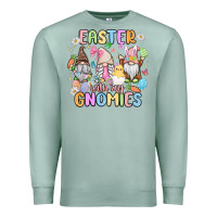 Seafoam easter  with my gnomies Premium Sweatshirt - MaliasSmallBusiness
