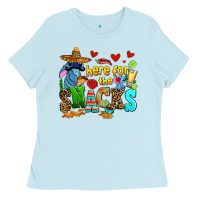 Baby Blue here for the snacks Ladies Tee - AdoDesignShop