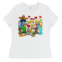 White here for the snacks Ladies Tee - AdoDesignShop