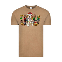 Vintage Coffee beagle christmas joy Vintage Tee - RanaPortraitStore