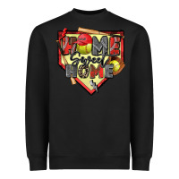 Black home sweet home softball Heavyweight Sweatshirt - Zillion Design Studio