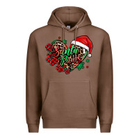Chestnut santa paws christmas heart Premium Hoodie - MaliasSmallBusiness