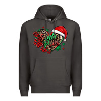 Smoke santa paws christmas heart Premium Hoodie - MaliasSmallBusiness