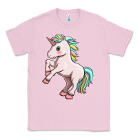 Bubblegum Pink cute unicorn Classic Tee - FaDigitalArtStudio