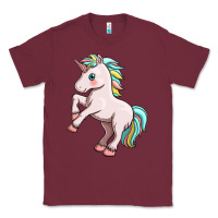Burgundy cute unicorn Classic Tee - FaDigitalArtStudio