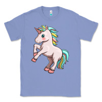 Colony Blue cute unicorn Classic Tee - FaDigitalArtStudio