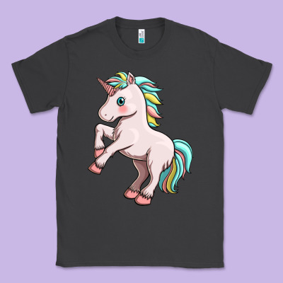 Cute Unicorn Classic Tee Designed By Fadigitalartstudio