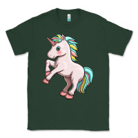 Sports Green cute unicorn Classic Tee - FaDigitalArtStudio