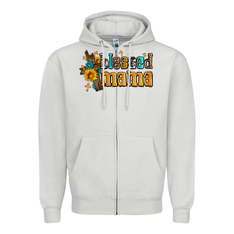 Blessed Mama Zipper Hoodie by AdoDesignShop | Teevron