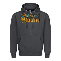 Smoke blessed mama Zipper Hoodie - AdoDesignShop