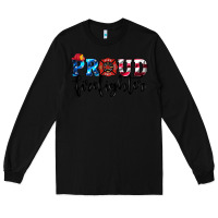 Black proud firefighter Long Sleeve Tee - HRA Design Shop