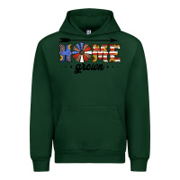 Forest Green home grown american flag windmill Urban Hoodie - Jasminsmagicworld