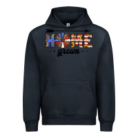 Navy home grown american flag windmill Urban Hoodie - Jasminsmagicworld