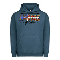 Pigment Midnight Navy home grown american flag windmill Urban Hoodie - Jasminsmagicworld