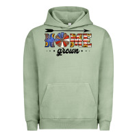 Pigment Oil Green home grown american flag windmill Urban Hoodie - Jasminsmagicworld