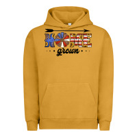 Pigment Peanut Butter home grown american flag windmill Urban Hoodie - Jasminsmagicworld