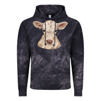 Cloud Black charolais calf Vintage Hoodie - RanaPortraitStore
