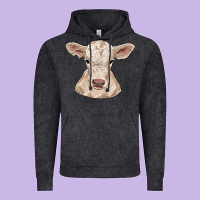 Vintage Hoodie charolais calf