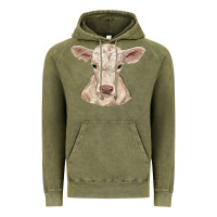 Vintage Olive charolais calf Vintage Hoodie - RanaPortraitStore