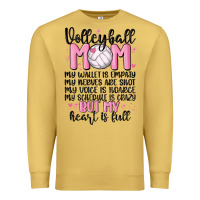 Antique Gold volleyball mom Premium Sweatshirt - MaliasSmallBusiness