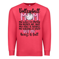 Cardinal volleyball mom Premium Sweatshirt - MaliasSmallBusiness