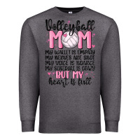 Charcoal Heather volleyball mom Premium Sweatshirt - MaliasSmallBusiness
