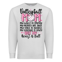 Dove Grey volleyball mom Premium Sweatshirt - MaliasSmallBusiness