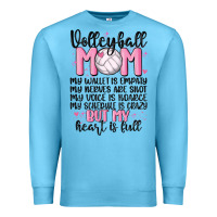 Ocean Blue volleyball mom Premium Sweatshirt - MaliasSmallBusiness