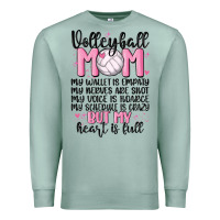 Seafoam volleyball mom Premium Sweatshirt - MaliasSmallBusiness