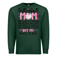 Sports Green volleyball mom Premium Sweatshirt - MaliasSmallBusiness