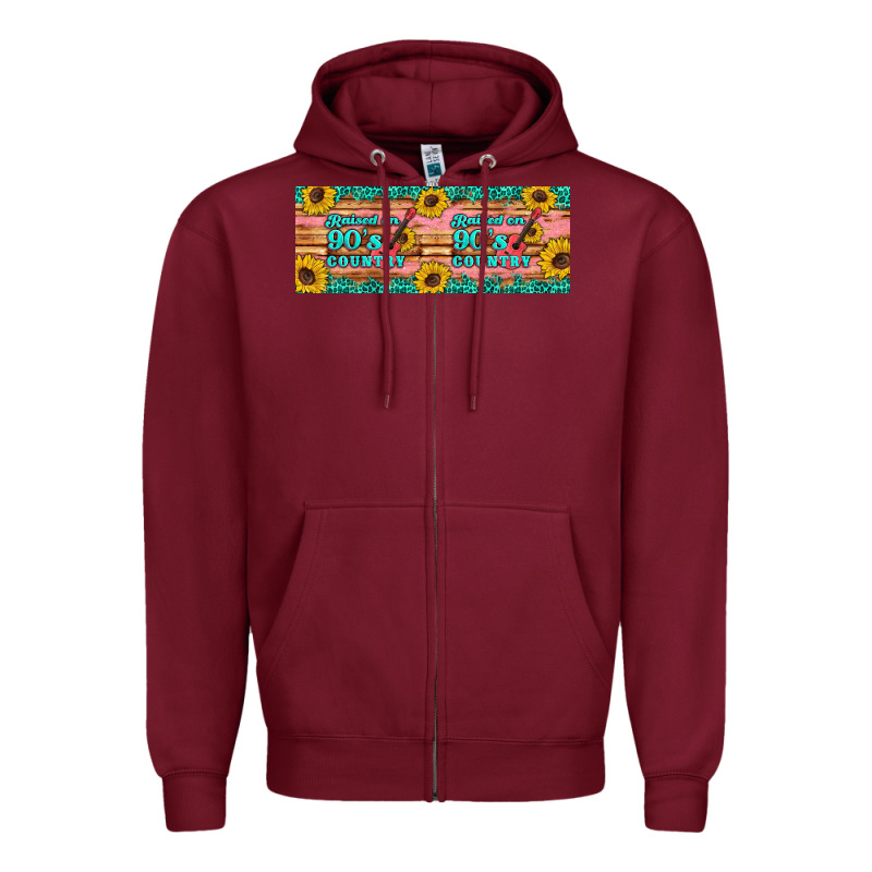 Raised On 90's Country Mug 11 Oz Zipper Hoodie by Artiststas | Teevron
