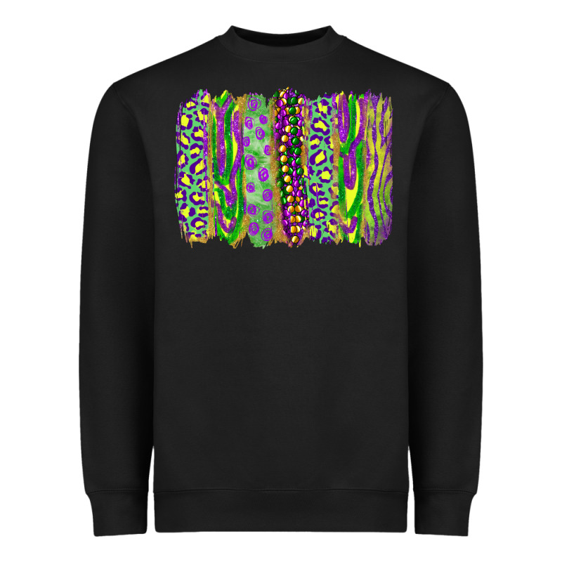 Mardi Gras Brush Stroke Heavyweight Sweatshirt by RanaPortraitStore | Teevron