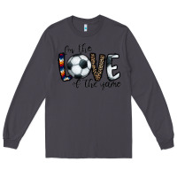 Smoke for the love of the game socer Long Sleeve Tee - CowhideDigitalArt