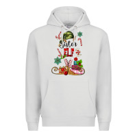 Dove Grey sister elf Premium Hoodie - MaliasSmallBusiness