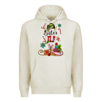 Oatmeal Heather sister elf Premium Hoodie - MaliasSmallBusiness