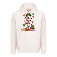 Pale Pink sister elf Premium Hoodie - MaliasSmallBusiness