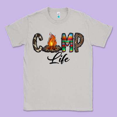 Camp Life Classic Tee Designed By Cowhidedigitalart
